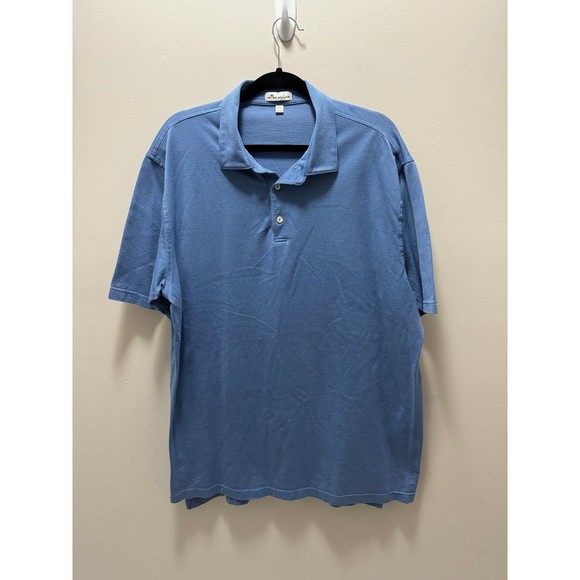 Peter‎ Millar Light Blue Polo Size XXL - Picture 1 of 5